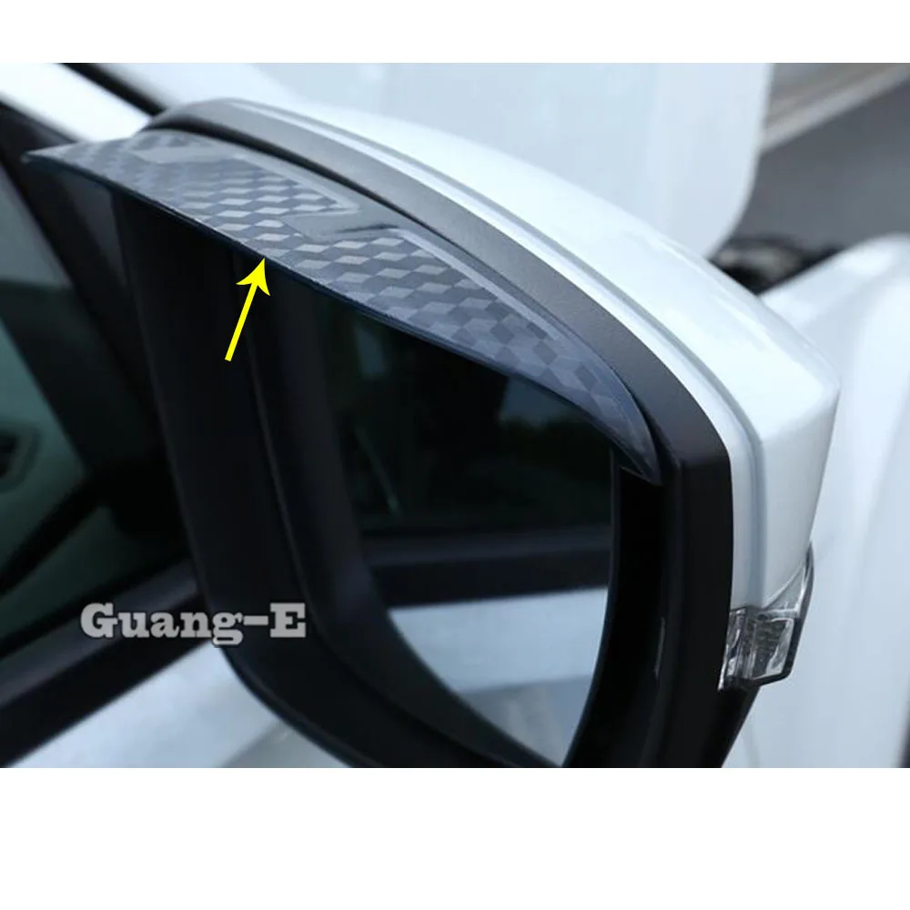 For Toyota Corolla Altis 2019 2020 2021 2022 Plastic Rear View Side Glass Mirror Trim Frame Rain Shield Sun Visor Shade Eyebrow