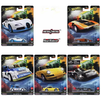 Mattel Hot Wheels Premium Car Culture Hammer Drop Boys Toys 1:64 Diecast MG Metro Bugatti Lancia Porsche Mazda Vehicles Models