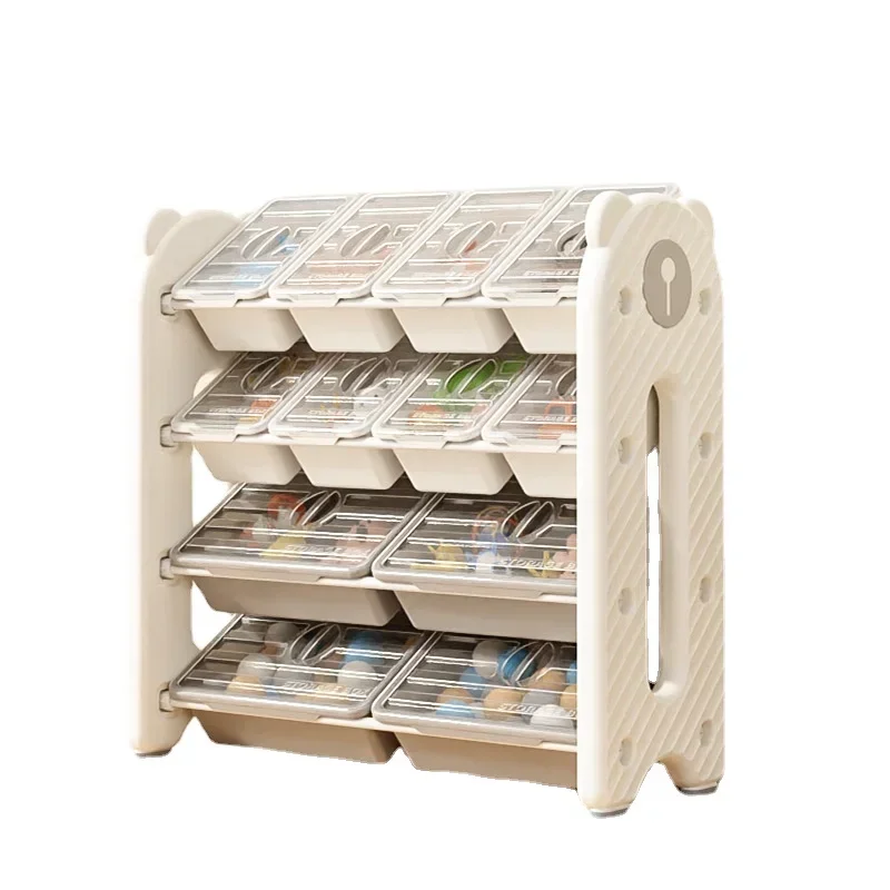 Children's Toy Storage Rack Super Large Capacity Storage Box Household Floor To Floor Multi-layer Storage Cabinet Frame