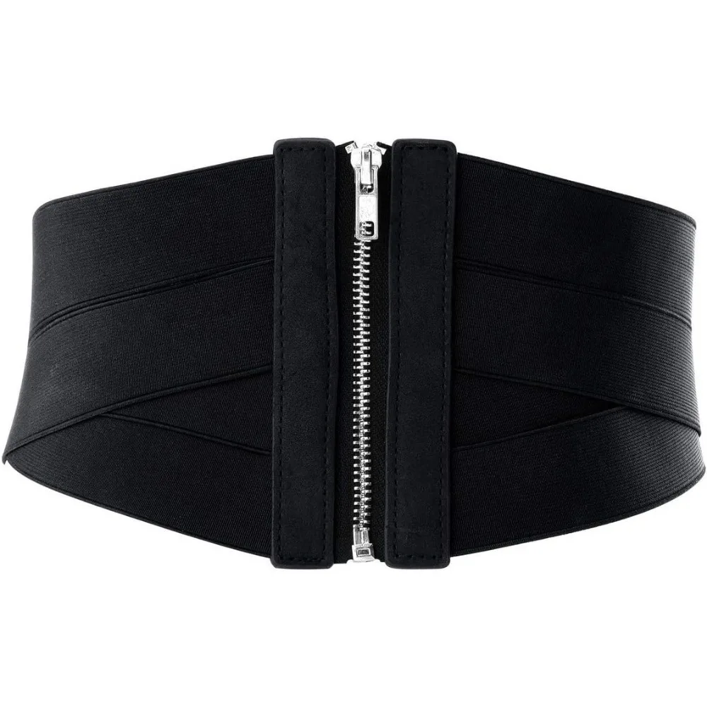 여자 탄성 와이드 밴드 랩 신치 레트로 높은 허리 레이스 업 넥타이 PU 가죽 코르셋 신치 벨트 의상 파티