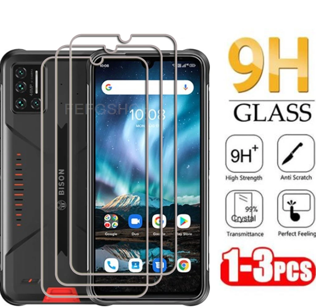 9H 2.5D закаленное стекло для UMIDIGI Bison 2021 6,3 дюйма UMIDIGIBison 2020 Защитная пленка для экрана