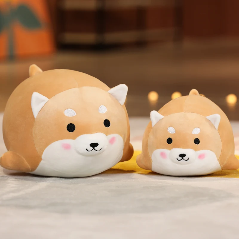 NEW Lovely Fat Shiba Inu & Corgi Dog Plush Toys Stuffed Soft Kawaii Animal Cartoon Pillow Dolls Gift for Kids Baby Children