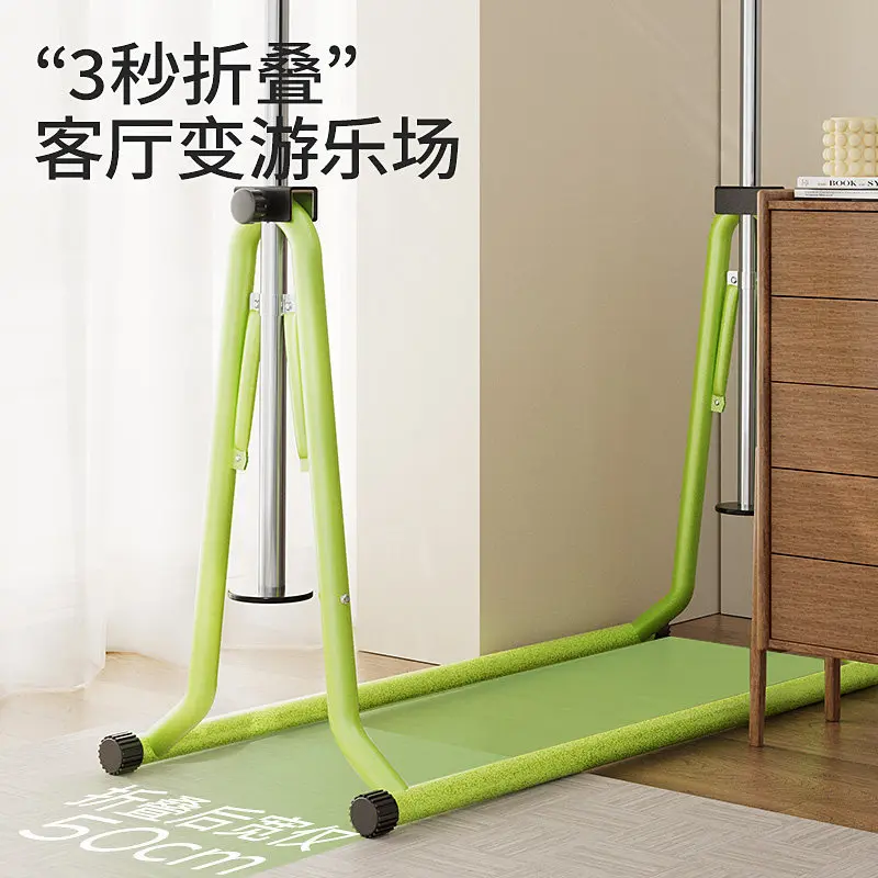 Foldable Floor‑Stand Pull‑Up Bar Portable Indoor Home Fitness for Pull‑Ups Stretching Upper‑Body Muscle Body‑Building Training