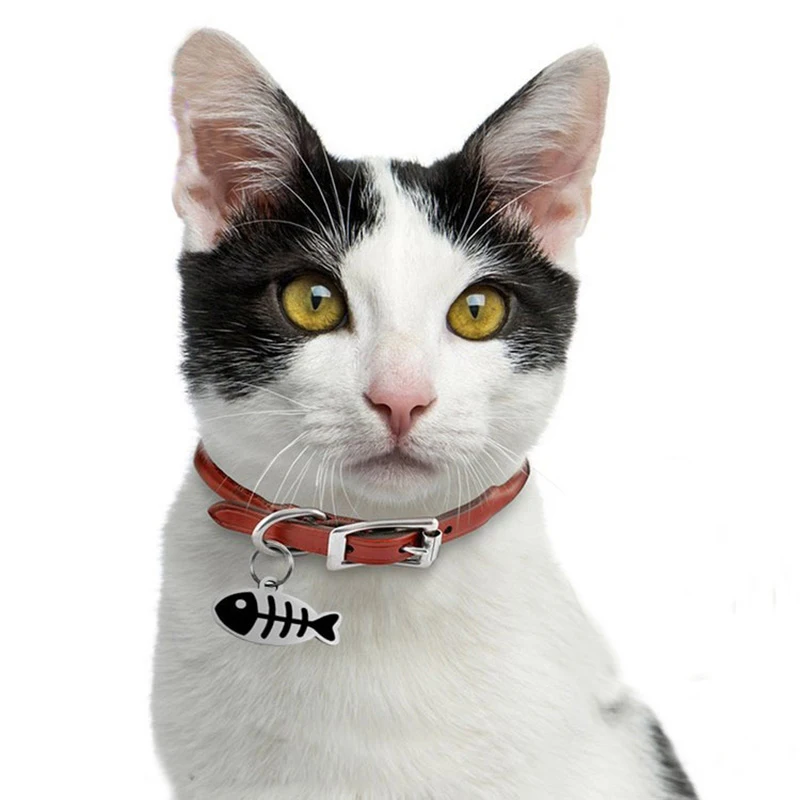 Personalized Pet ID Tag Anti-lost Personalized Pet Dog Cat Pendant Free Engraving Name Phone Number Cat Collar Tags Pet Supplies