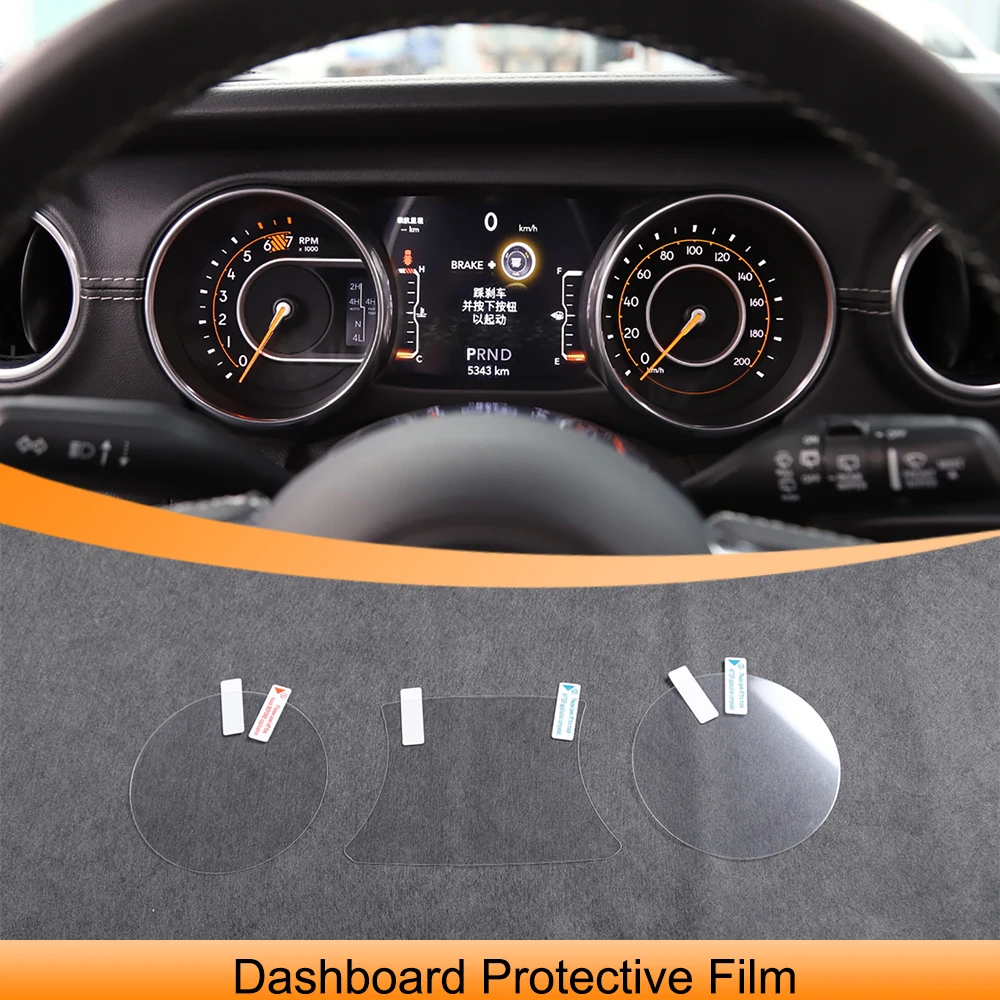 

Dashboard Navigation Protective Film for Jeep Wrangler JL 2018 2019 2020 2021 2022 2023 2024 Gladiator JT Interior Accessories