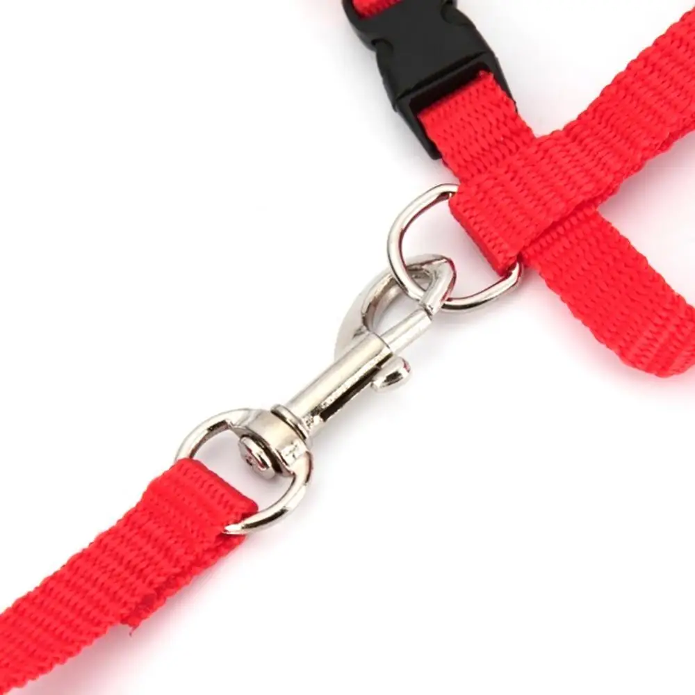 Dropshipping!!Nylon Pet Lead Leash Harness Kitten Belt Strap Safety Rope Adjustable Dog Cat Collar