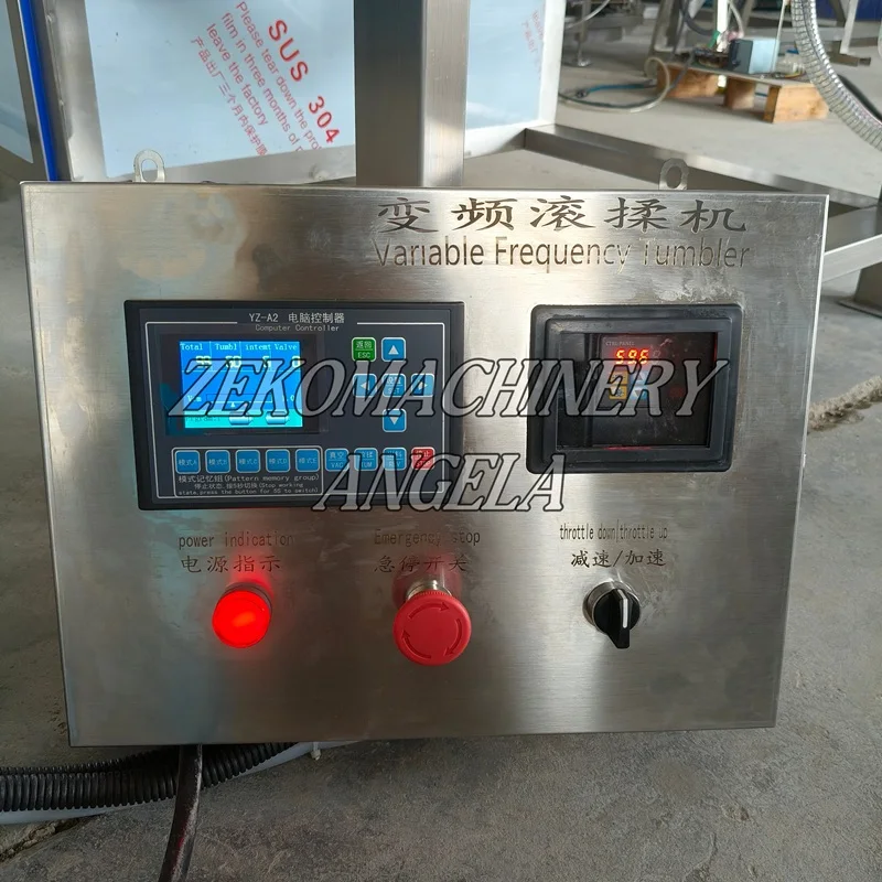 Commercial Large Flavor Machine for Beef Mutton Fish Pickling Hydraulic Vacuum Meat Tumbler Marinade Machine-Food Processing