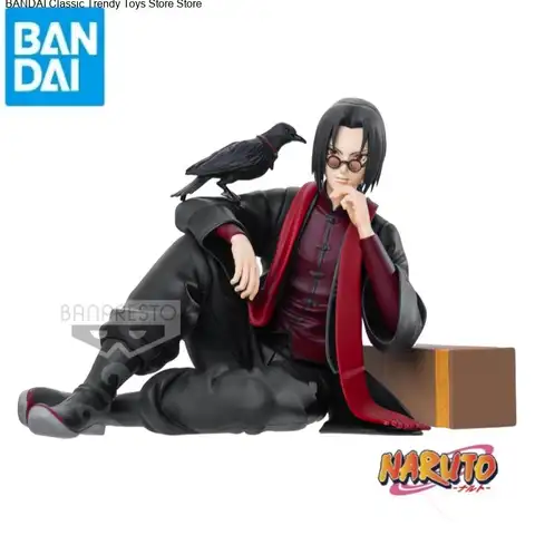 In Stock Bandai Original Naruto Banpresto Uchiha Itachi Anime Merchandise Model Figurine Ornaments Funko Pop Holiday Gifts Toys