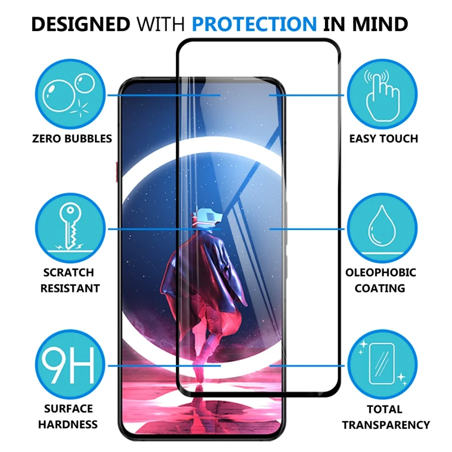 Screen Protector For ZTE nubia Red Magic 7S 7 6s 6 redmagic 7 7S Pro 9H Ultra Thin Premium Phone Explosion-proof tempered glass