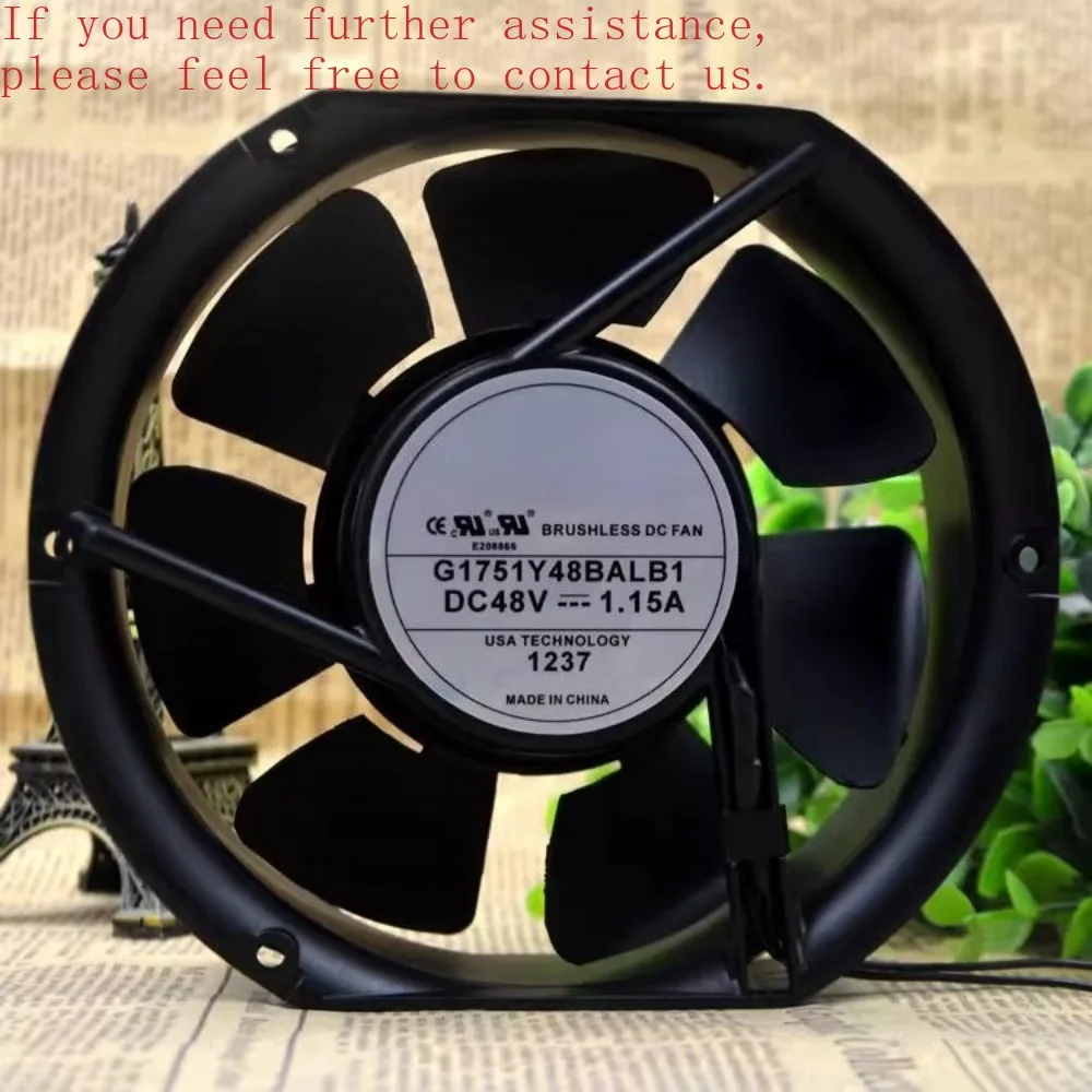 

Для G1751Y48BALB1 оригинальный вентилятор PELKO MOTORS 17051 48 В для высококачественного оборудования