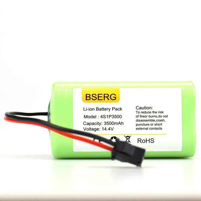 New Li-ion Battery 3500mAh, 14.4V Battery for Robot Vacuum Cleaner INR18650 M26-4S1P, DEXP MMB-300 Accessory  Battery