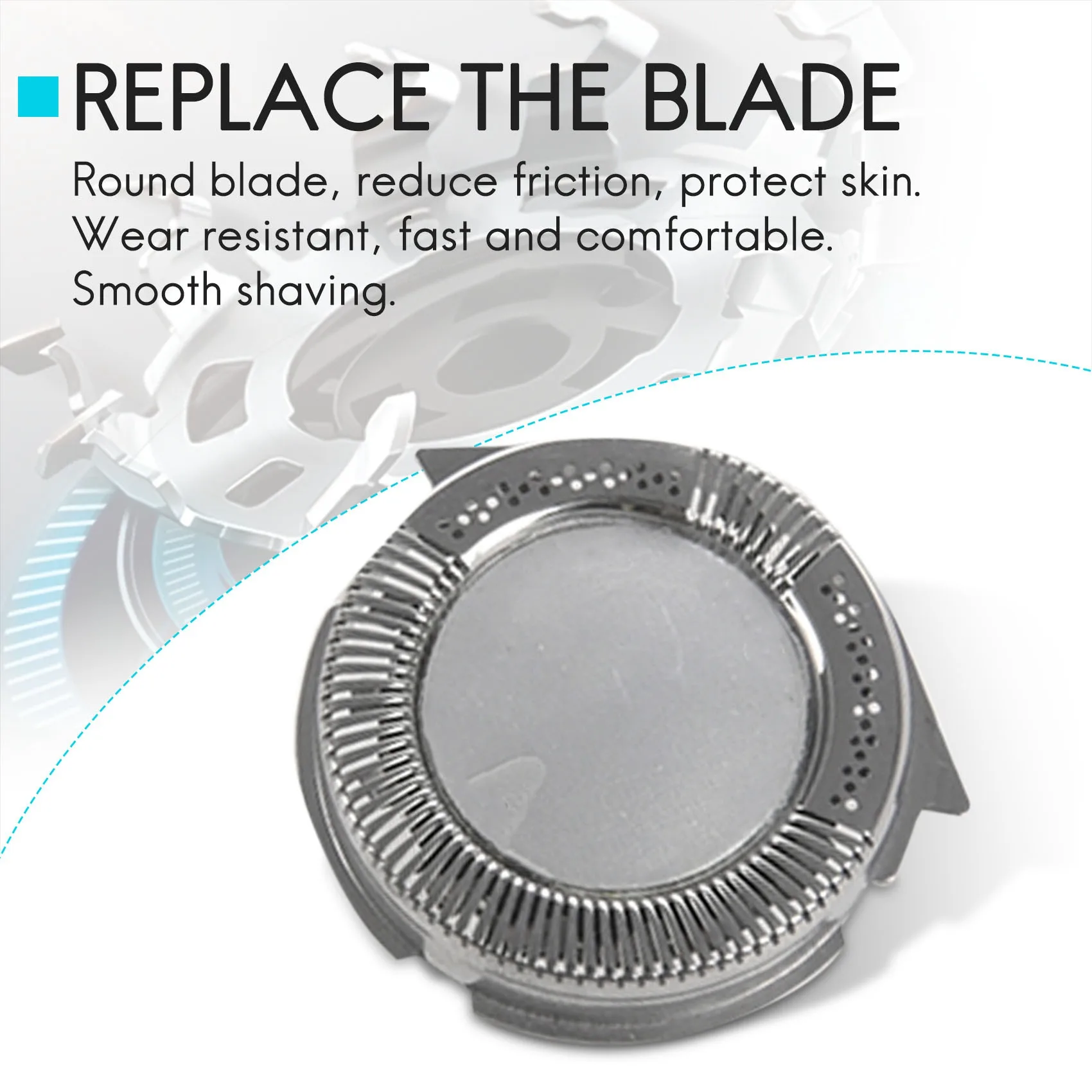 AT17 3 шт. лезвия для бритвы, режущие головки, сменные головки для Philips HQ8