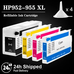 For HP 952 953 954 955 955XL Refillable Ink Cartridge For HP OfficeJet Pro 7740 8710 8715 8720 8730 8740 8210 8216 8725 Printer