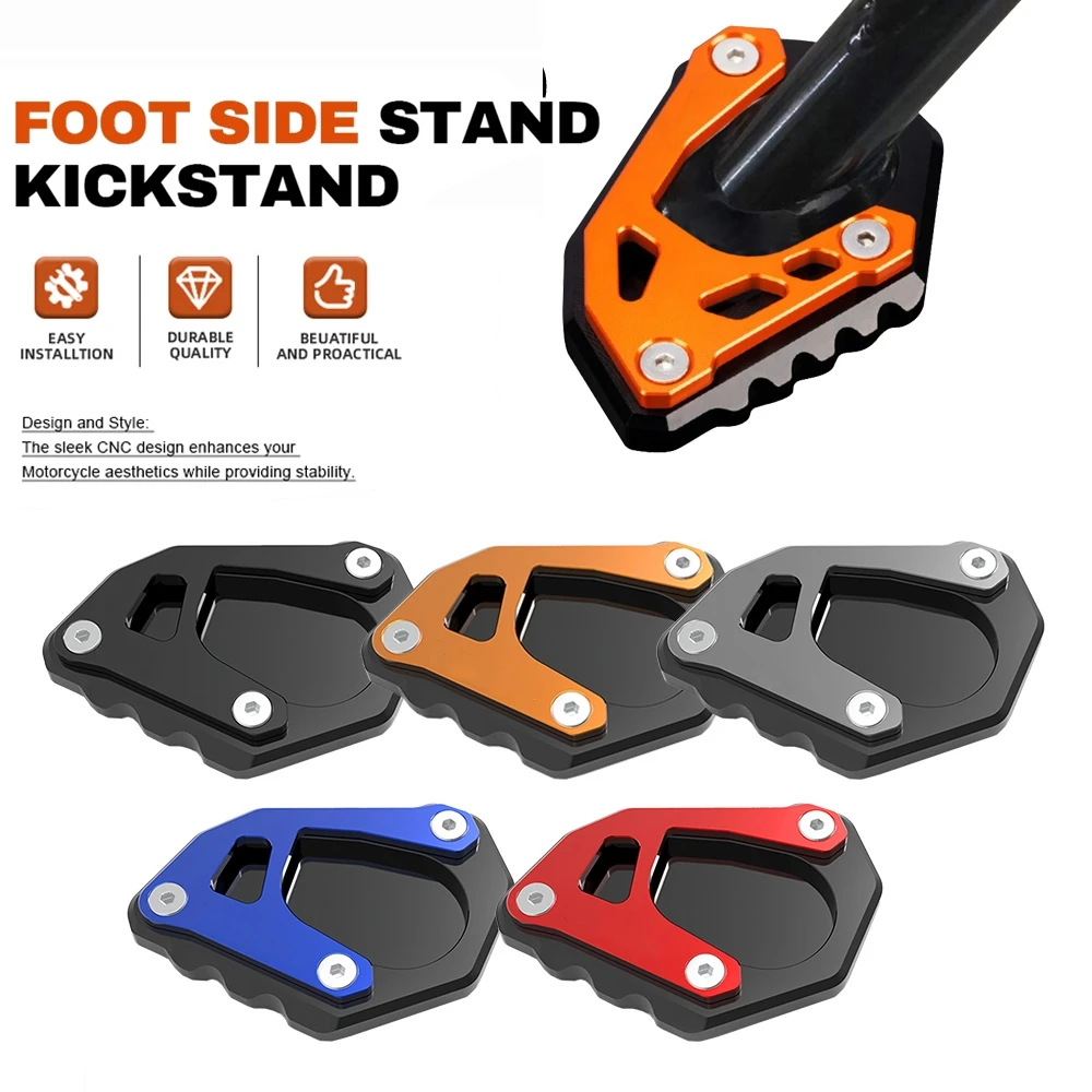 Kickstand Extension Foot Side Stand Enlarger Plate For 790 890 adventure R/S For Husqvarna 901 Norden 690 LC4 700 701 Enduro SMC