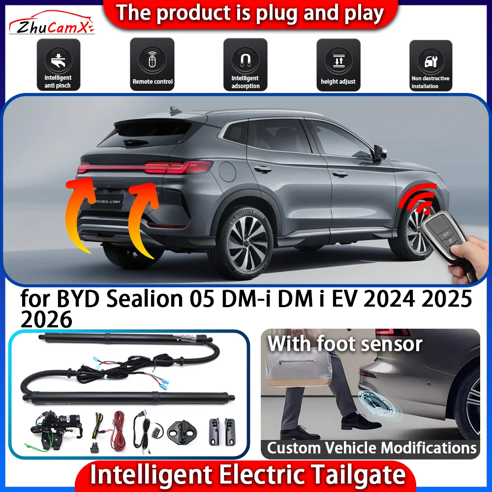 

Smart Powered Tailgate System for BYD Sealion 05 DM-i DM i EV 2024 2025 2026 Automatic Intelligent Electric Trunk Lift Control