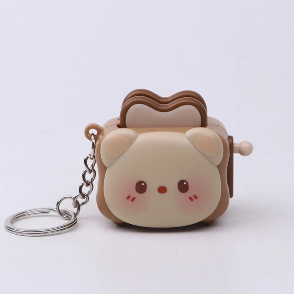 Cute Bread Maker Panda Creative Keychain Decompression Toy Accessories Exquisite Keychain Cartoon Gift
