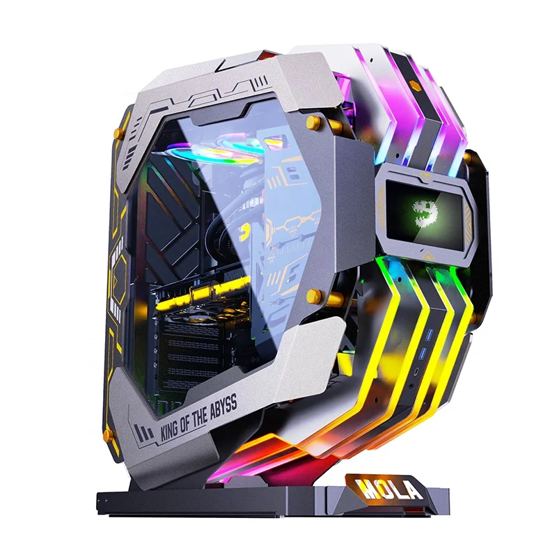 

Игровой компьютерный корпус LOVINGCOOL высокого качества с RGB-вентилятором 120 мм (6-контактный), закаленным стеклом, USB 3.0 и HD-аудио