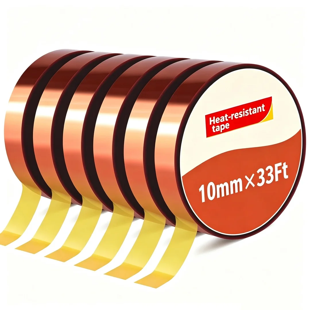 Heat Resistant Tape, Used for Sublimation Welding of Electronic equipment Printing on Hot Press Machines, Without Residue, 108FT