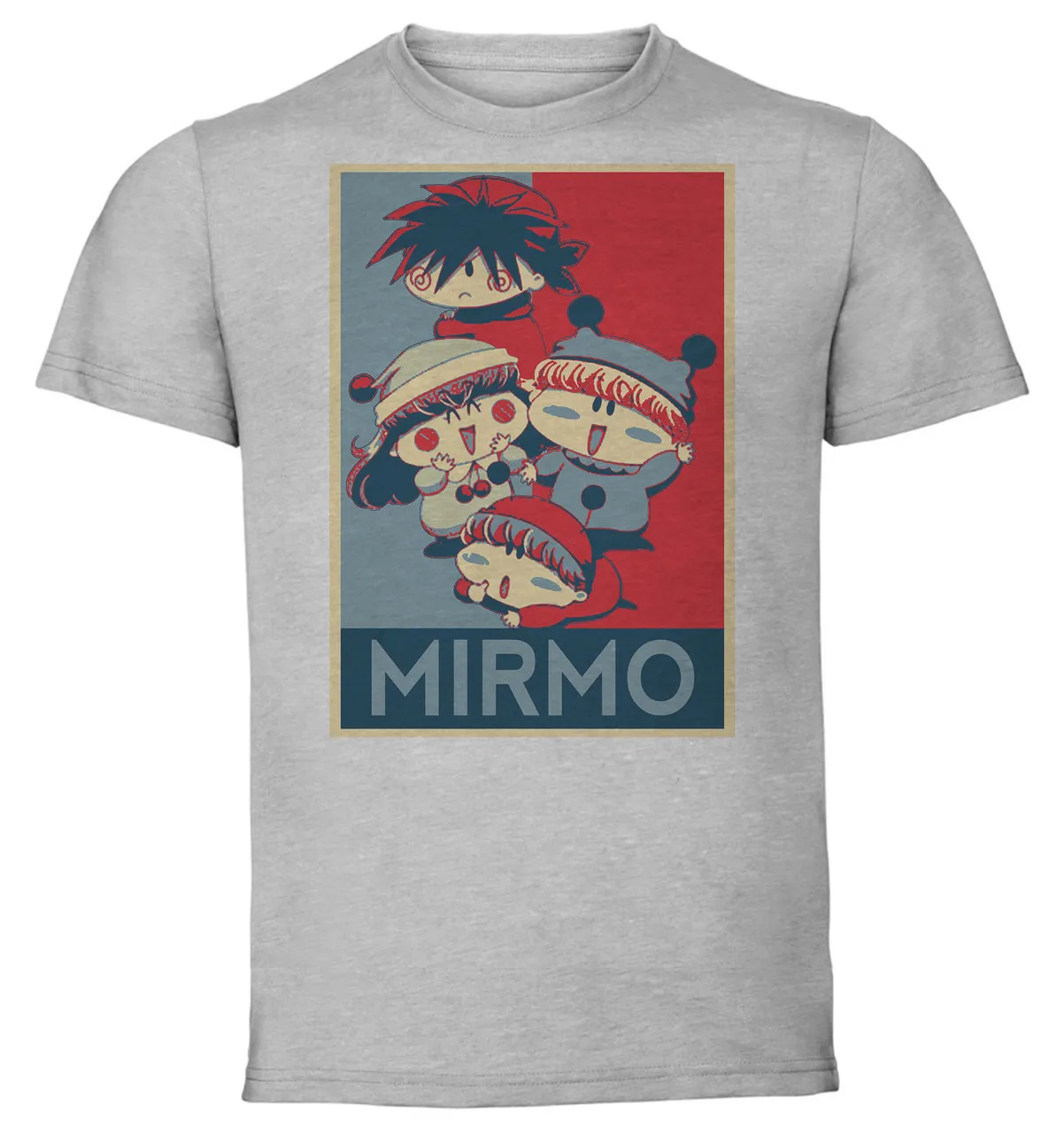 

T-Shirt Unisex - Grey - Propaganda - Mirmo Characters