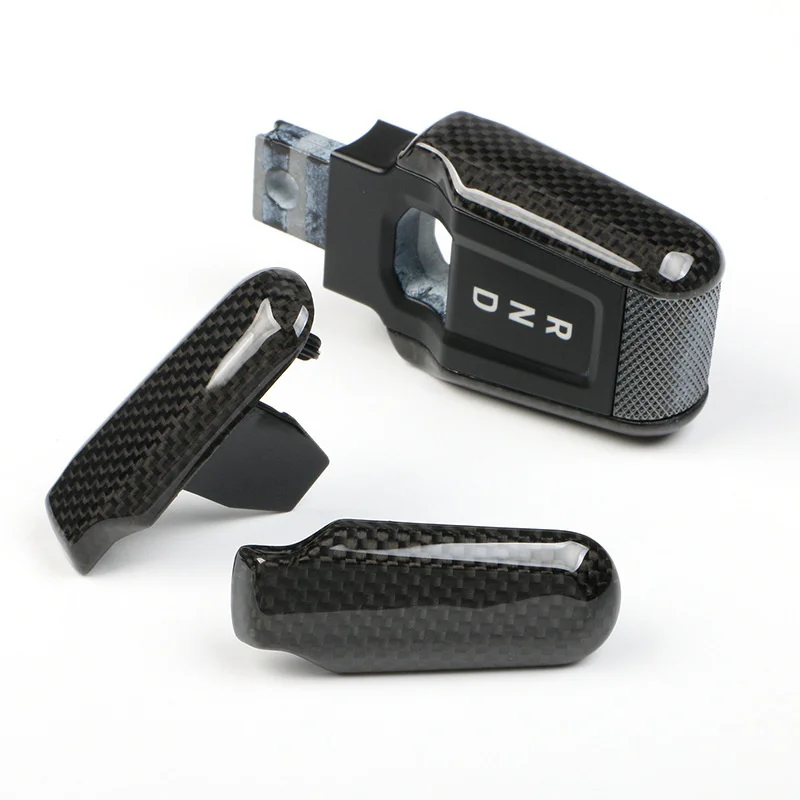 

For Porsche 992 911 2019-2023 Real Carbon Fiber Gear Knob Cover Shift Lever Modification Car Accessories