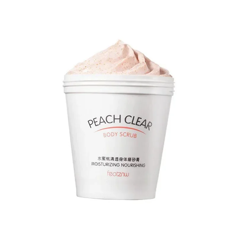 Niacinamide Body Scrub Ice Cream Peach Scrub Exfoliating Body Whitening Body Care