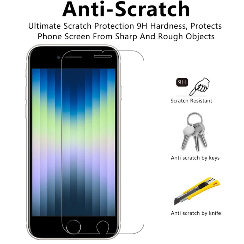 غطاء خلفي من الزجاج المقسى لهاتف apple ، iphone se ، 3 ، se3 ، se2022 ، الجيل الثالث ، iphone ، iphone ، iphone ، iphone ، iphone ، 3 ، se2022