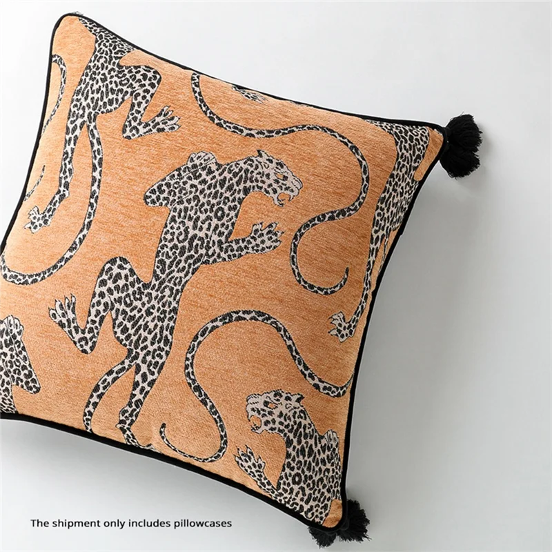 【¡¡Stock limitado!】 Funda de almohada con patrón antiguo, funda de cojín decorativa de animales místicos, cama de jardín Tropical para el hogar, almohada para sofá