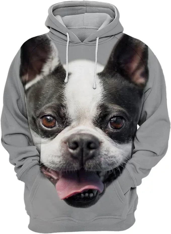 Fashion Dog 3D Print Hoodie Men Women Hoodies Streetwear Oversized Pullovers Hooded Sweatshirts Male Tops Tracksuit Men