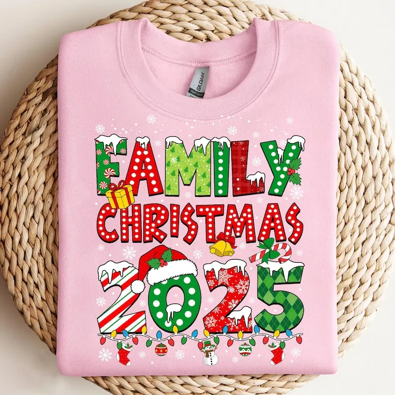 Family Christmas 2025 Making Memories Together Matching Family Merry Lights New in Hoodies &sweatshirts Essentials Fashion Hoody