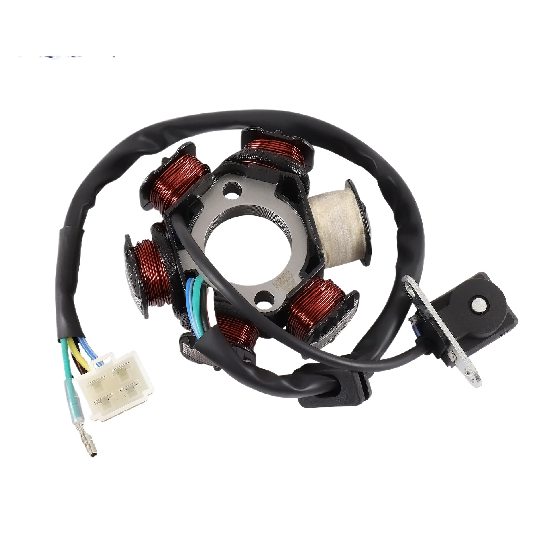 50cc 70cc 90cc 110cc 125cc Motorcycle Stator Coil Parts 6-pole Spark Plug Wire Half-wave
