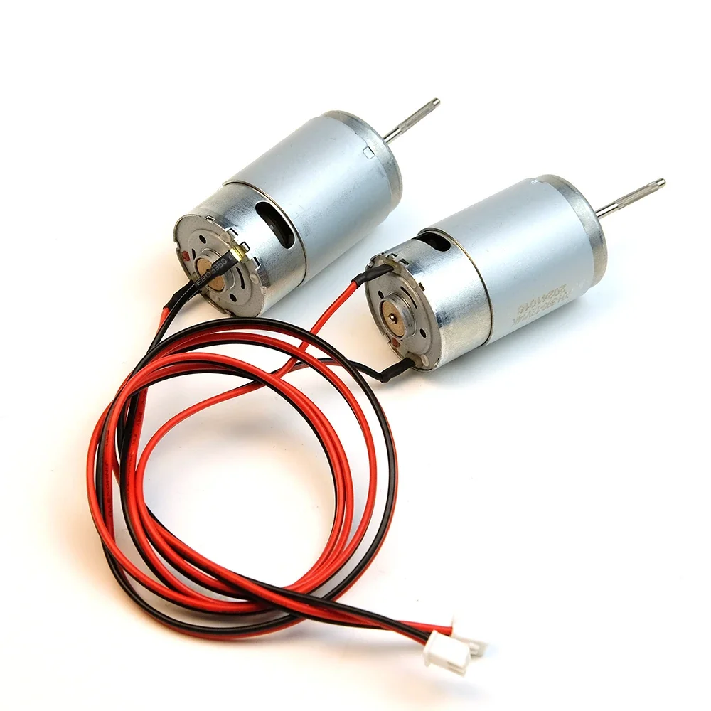 Moteur à grande vitesse avec fil, 390 tr/min, 6V-12V, bricolage pour appât RC, bateau d'alimentation TDPBoat, accessoires de propulseur sous-marin, 1 paire, 14000
