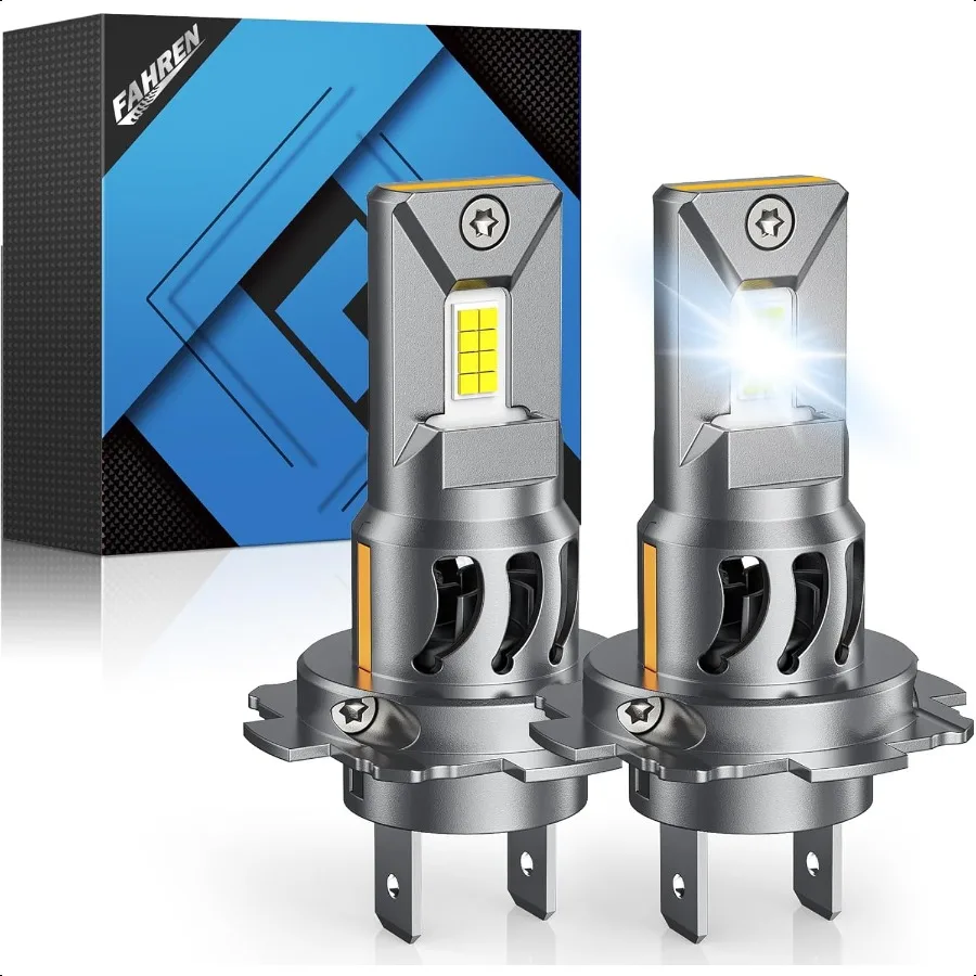 H7 مصابيح كهربائية LED 30 000LM er Brightn 1:1 حجم لا حاجة إلى محول التوصيل اللعب 6500 كيلو الأبيض مع 16 رقائق CSP Canbus جاهزة غير القطب #1