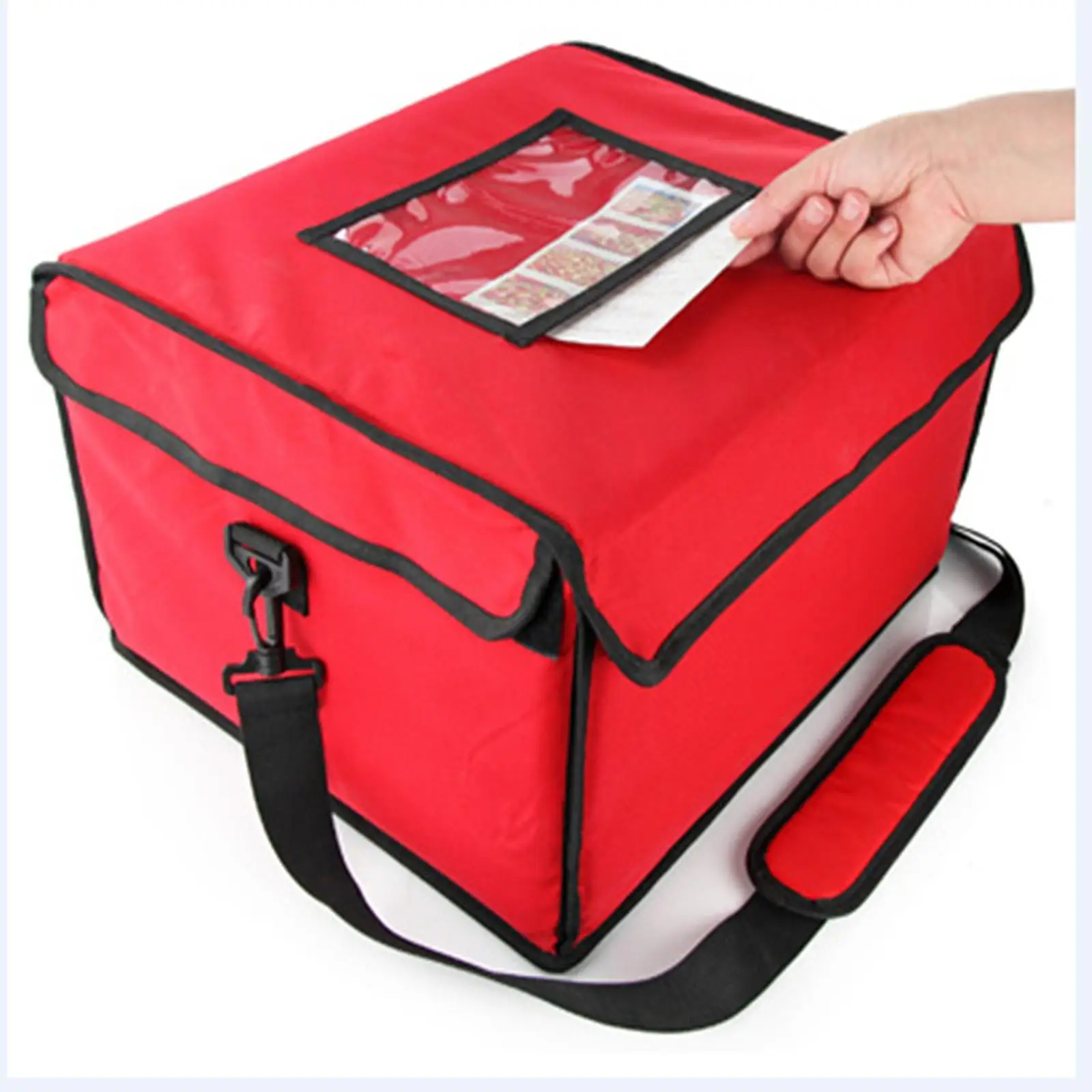 

Pizza Develivey Bag Pizza Warmer Bags Large Capacity with Shoulder Strap Pizza