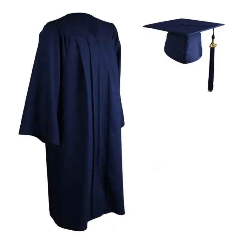 Graduation Dress Gown 2024 GraduationCap Gown Clergy Robes Women For Church Judge Robe Costumes With Tassels