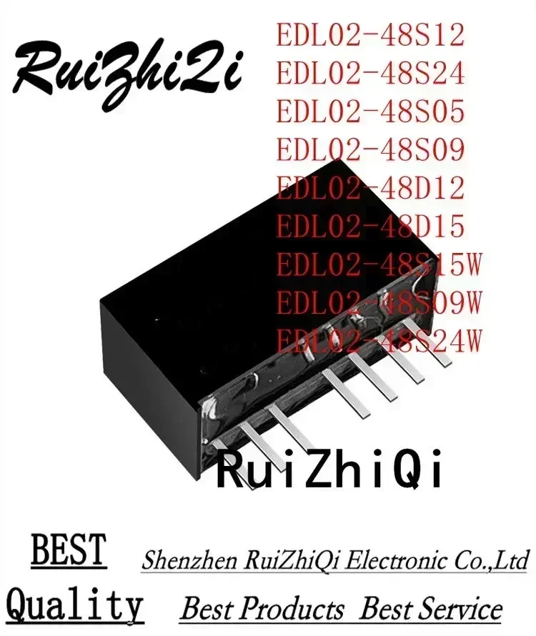 10PCS/LOT EDL02-48S12 EDL02-48S24 EDL02-48S05 EDL02-48S09 EDL02-48D12 EDL02-48D15 EDL02-48S15W EDL02-48S09W EDL02-48S24W