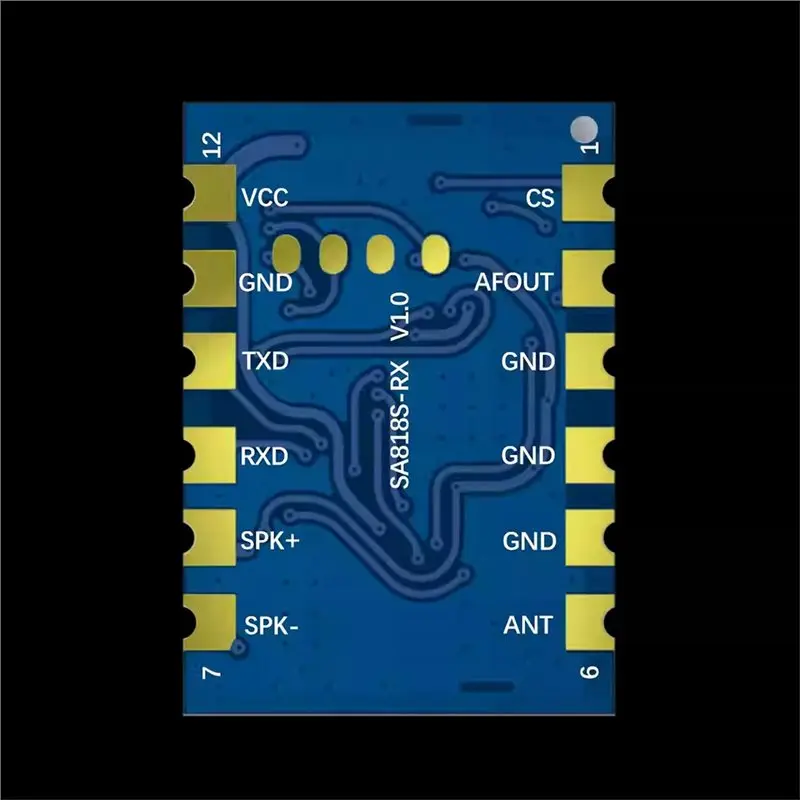 24-Hour Delivery SA818S-RX Single Receiver Walkie Talkie Module TCXO Module