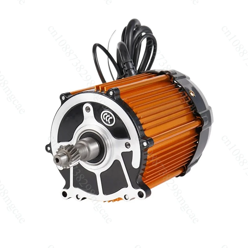 Auto Parts Permanent Magnet DC Brushless Motor Parts 48V60V72V1200w