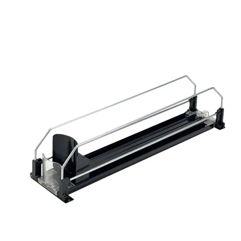 AA81-Drink Dispenser Automatic Pusher Glide Soda Can Dispenser Drink Holder For Refrigerator A