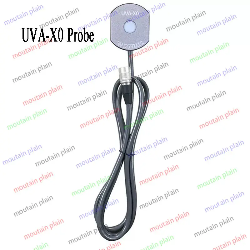 UV Power Meter Test Intensity and Energy of UV LED Point Light UV Curing UVA-X0 Probe UVA LED Sensor for LS125