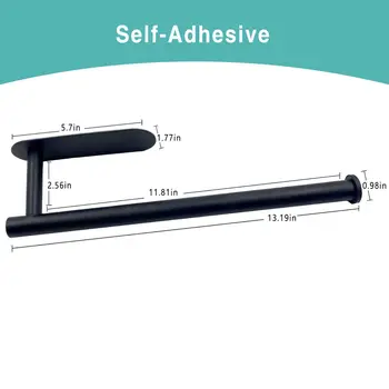 Držák na kuchyňské papírové utěrky, samolepicí věšák na kapesníky, dávkovač toaletního papíru, skříňka na ubrousky, koupelnové doplňky 6 nejlepší prodej úložný prostor v kuchyni kmart - №4