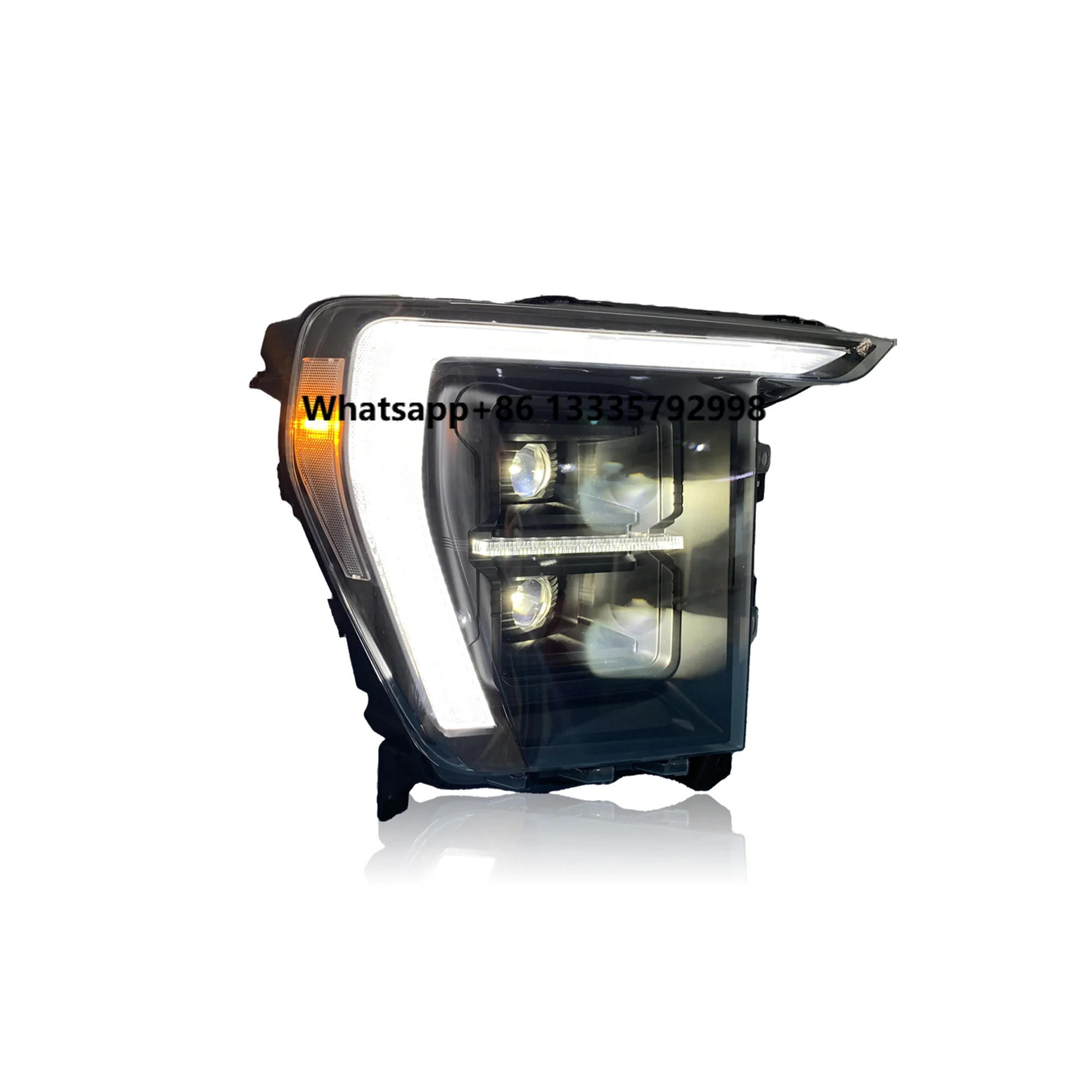 

Customized 24V 6000K LED Headlight for Ford F-150 2021 Full-LED Assembly for XL XLT Lariat KingRanch Platinum Limited Models