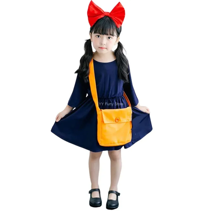 2025 New Lolita Costume for Children and Adults, Cosplay Clothing, Witch Dress for Halloween, Kiki Delivery Service ★ ★ ★ hh