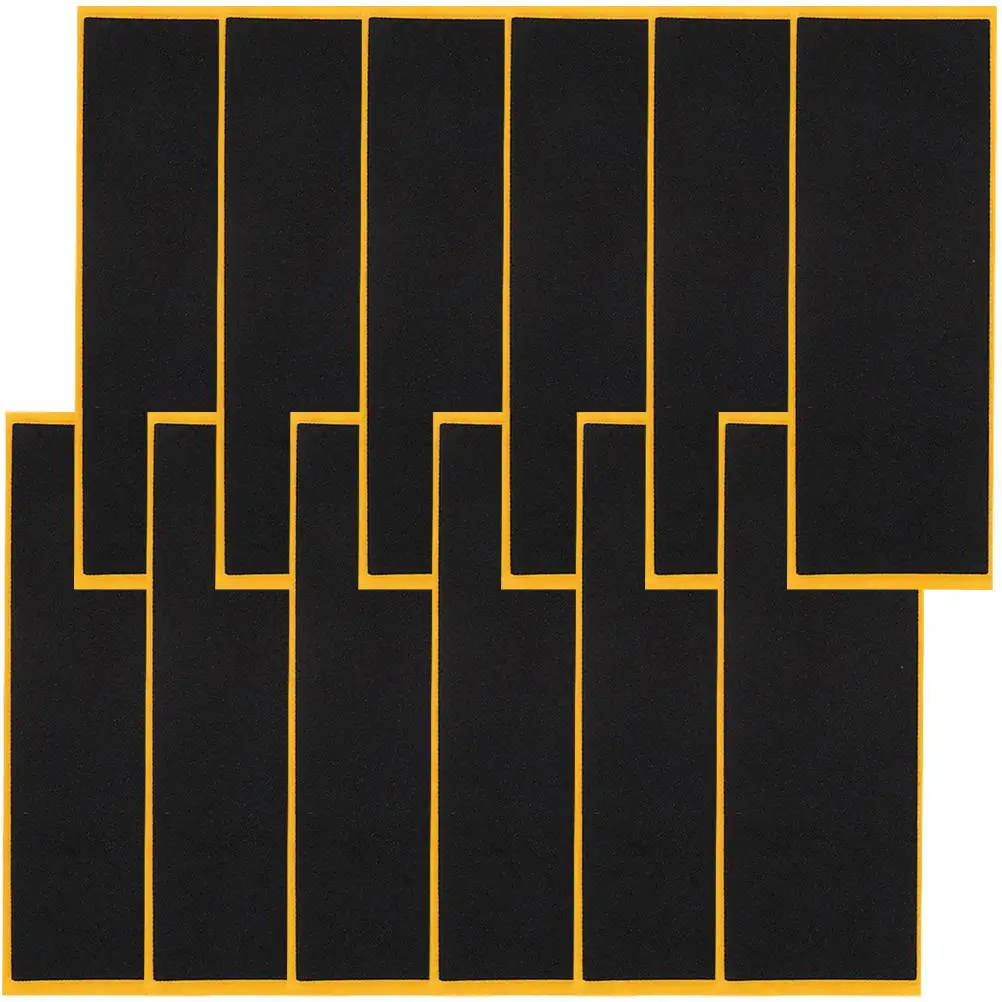 

12 шт. наклейки для скейтборда на палец, пенопластовая хлопковая лента для захвата, прокладка, мини-наклейка для накладки на палец