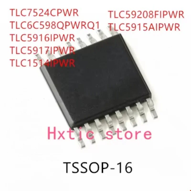 

TLC7524CPWR TLC6C598QPWRQ1 TLC5916IPWR TLC5917IPWR TLC1514IPWR TLC59208FIPWR TLC5915AIPWR TSSOP-16