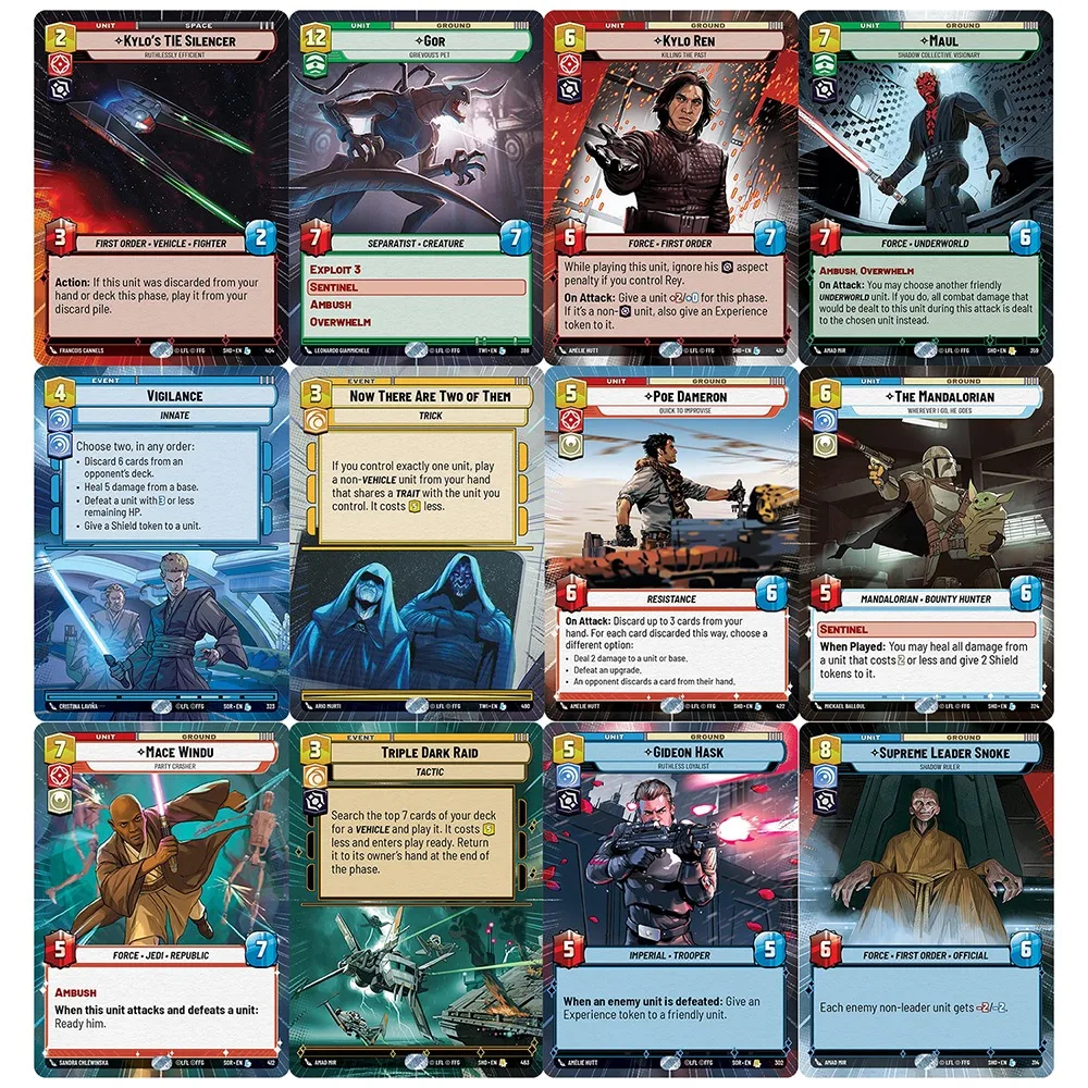 Custom Hot Decks Star Wars Unlimited Cards Twilight of The Republic Card Hyperspace Booster Vigilance Game Collection Card Gifts