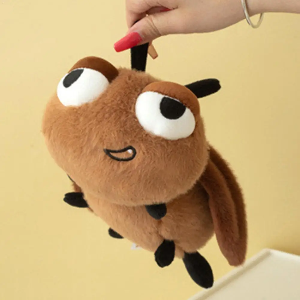 Cute Funny Housefly Plush Toy Kawaii Insect Stuffed Animal Doll Soft Bug Plushie Pillow Novelty Prank Birthday Gift