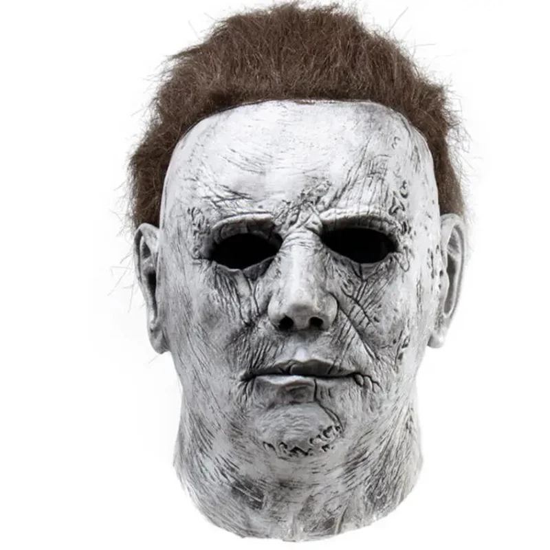 Michael Myers Costume Horror Killer Blue Work Clothes Comfort Cosplay Halloween Jumpsuit for Adult