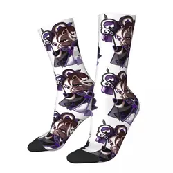 Affogato Cookie Cookie Run Kingdom Stockings Graphic Trendy Socks Spring Anti-Slip Socks Women Men Skateboard Breathable Socks
