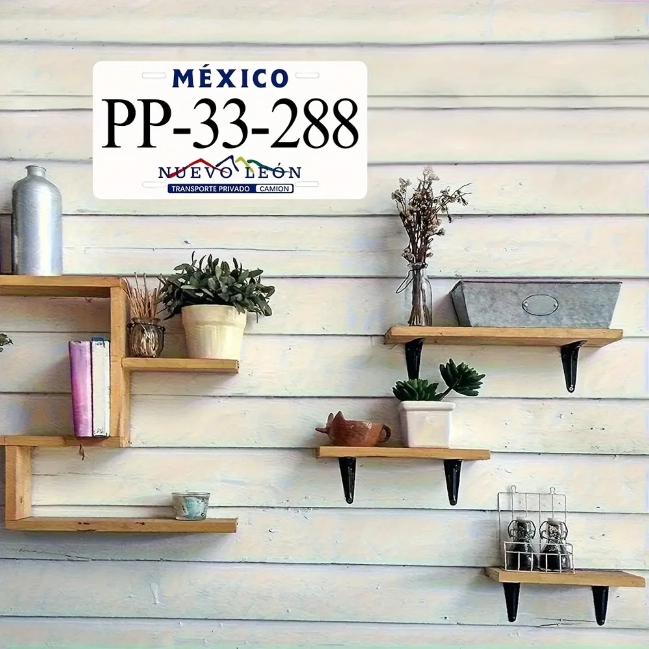 Custom Text Mexican-Style Decorative Metal Sign Personalized Home Garage Wall Decor Plaque