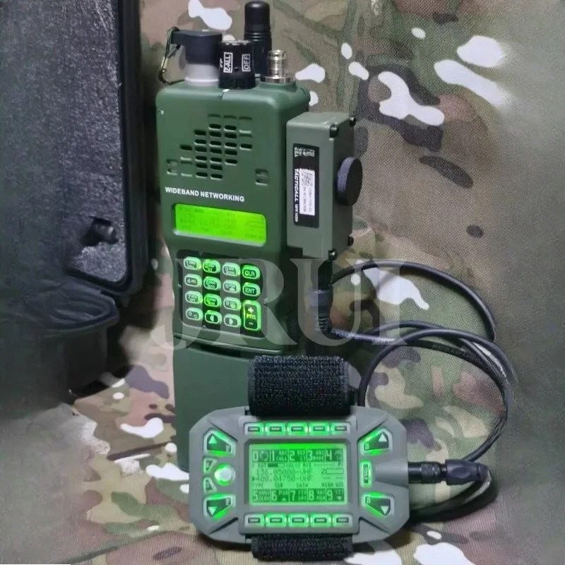 TCA AN/PRC-152A Aluminum Alloy Shell UV Dual Segment Walkie Talkie Radio KDU Screen Splitter GPS Positioning
